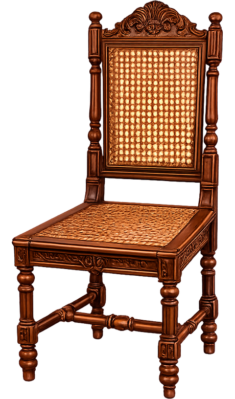 Silla rústica restaurada por Irantzu