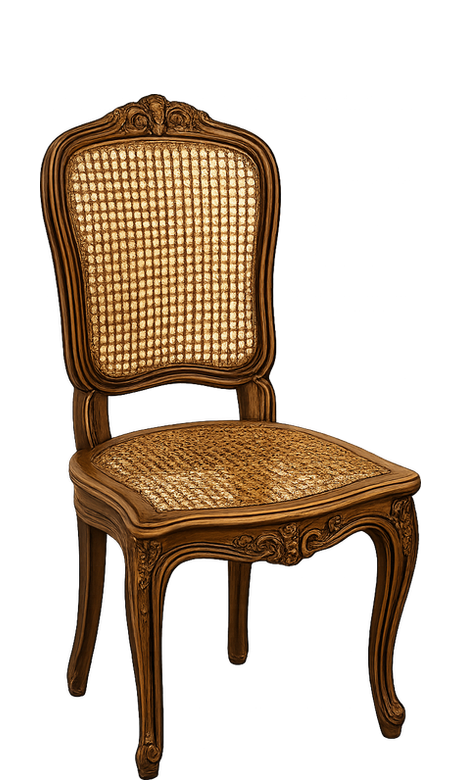 Silla antigua restaurada por Irantzu